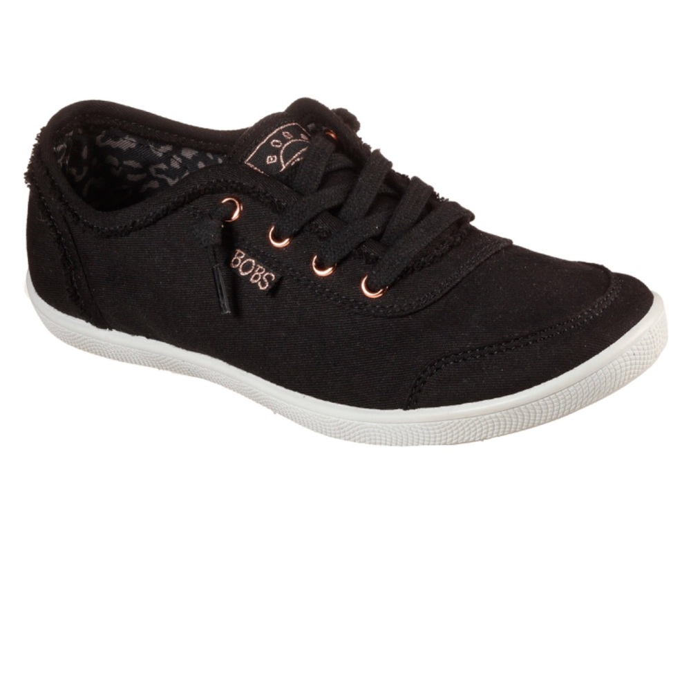 Skechers Bobs black Womens B Cute Slip-On Shoe Size 8.5